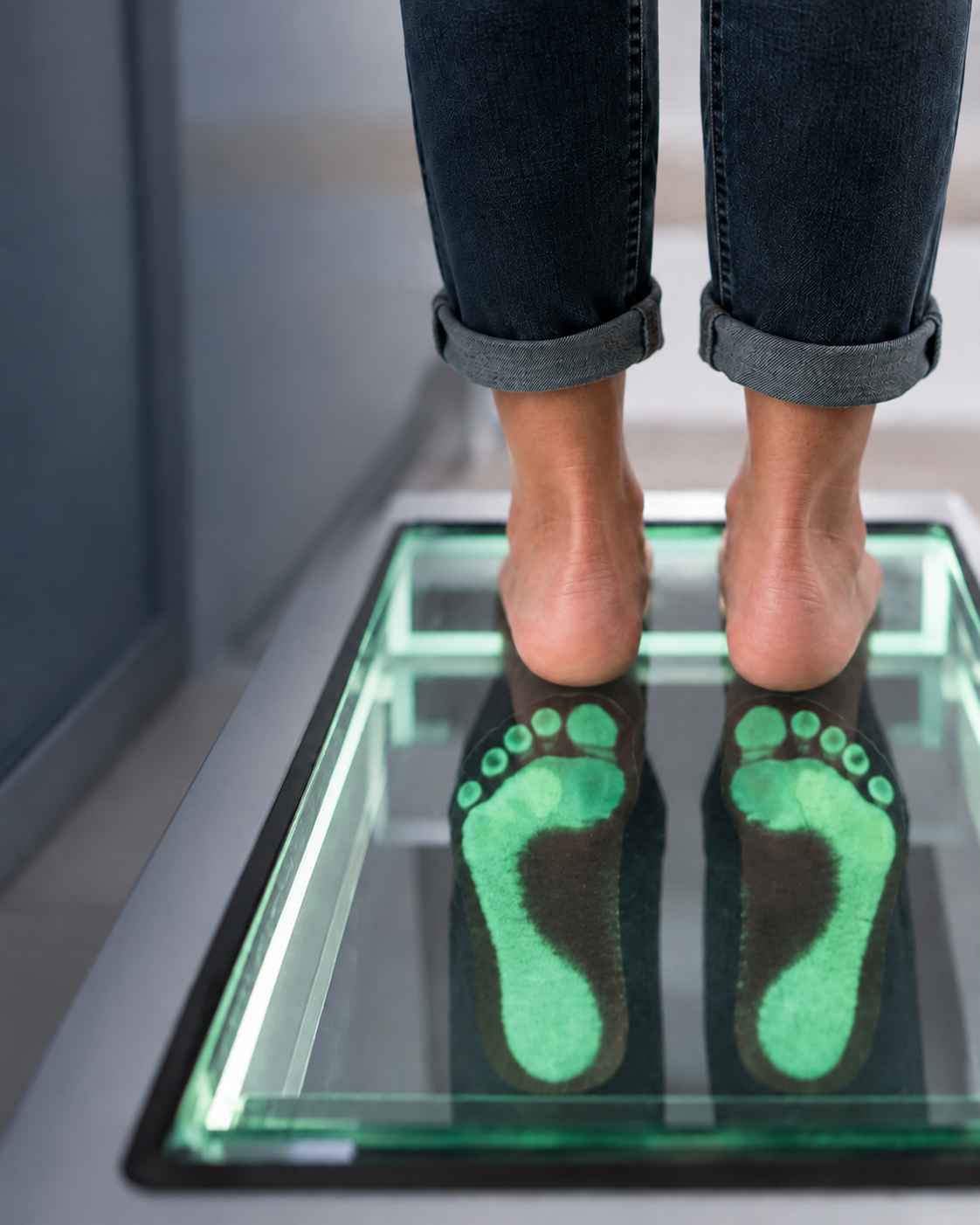 Diagnostika hallux valgus podoskopom